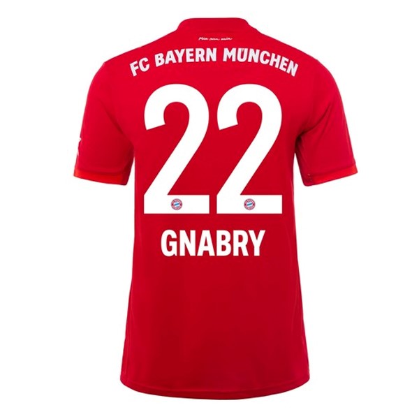 Camiseta Bayern Munich NO.22 Gnabry Segunda equipación 2019-2020 Blanco